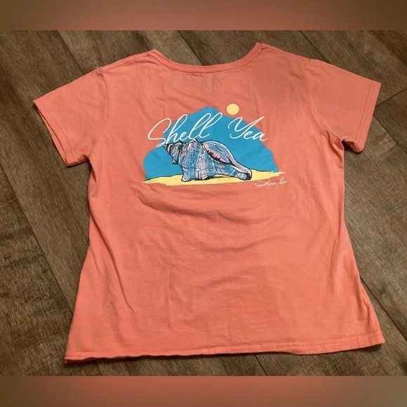 Southern Lure women’s L v neck short sleeve tee - Picture 3 of 3